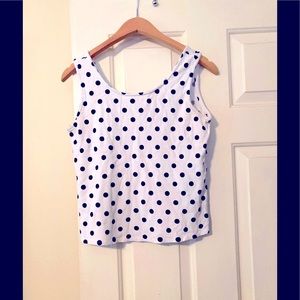 Lilly Rubin women’s polka dot top